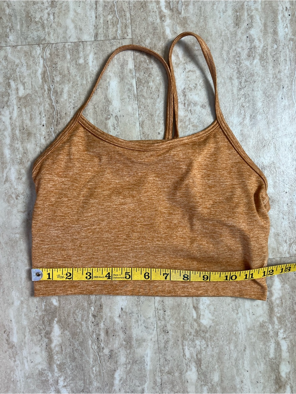 offline by aerie Mustard Orange The Hugger Moulant Bralette Recharge XS - Picture 3 of 7